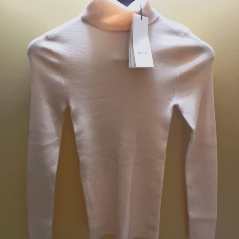 Gucci Embroidered Wool-blend Turtleneck Sweater